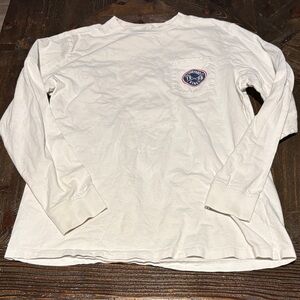 Vineyard Vines Off-White Long Sleeve Tee